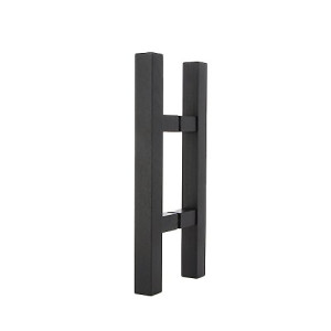 Türgriff aus Eiche schwarz geölt - Drm. 30 x 30 mm - quadratischer Holzstab ab Länge 350 mm
